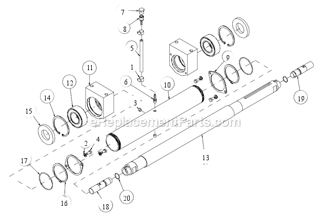 Page Y Diagram and Parts List for MK-6020KB  MK Diamond Concrete Saw